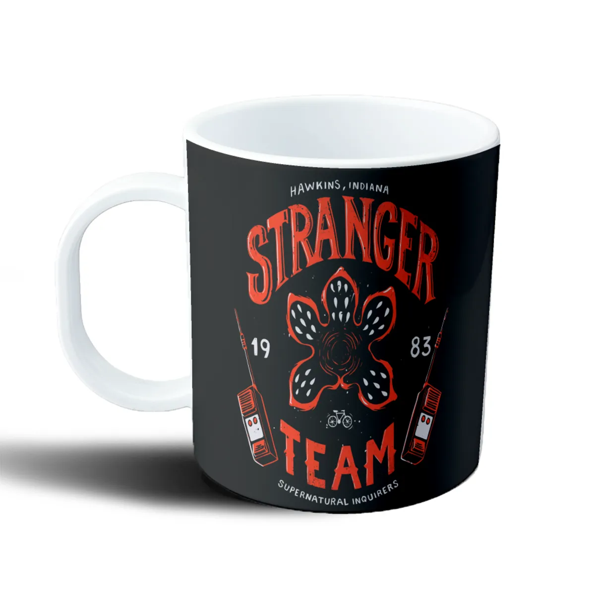 Taza de Plástico Stranger Things Stranger Team Demogorgon Hawkins - vista 2