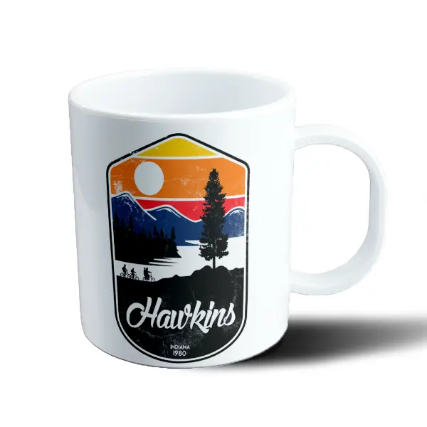 Taza de Plástico Stranger Things Hawkins Indiana 1980