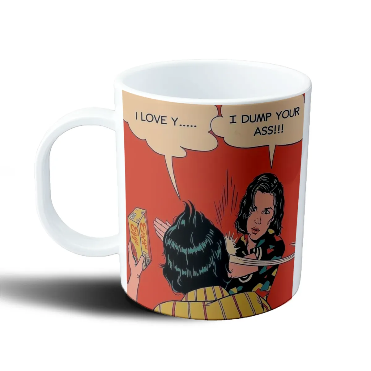 Taza de Plástico Stranger Things Eleven y Mike Eggos - vista 2