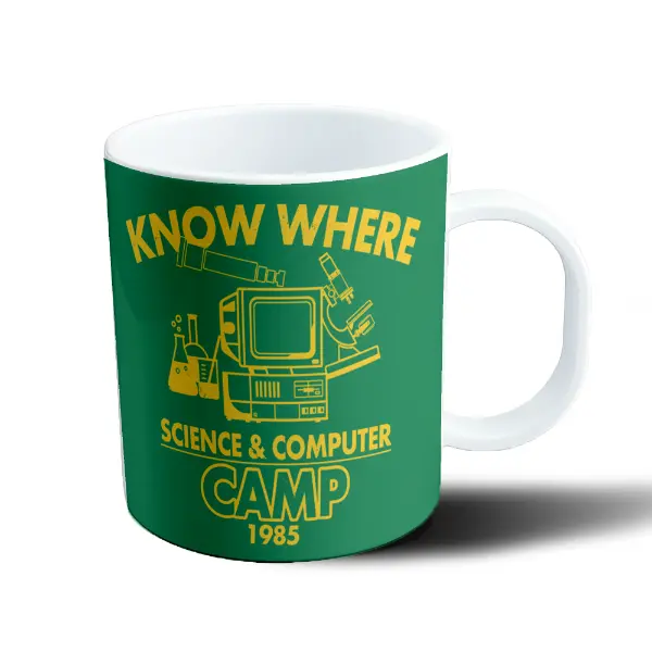 Taza de Plástico Stranger Things Camp Know Where 1985