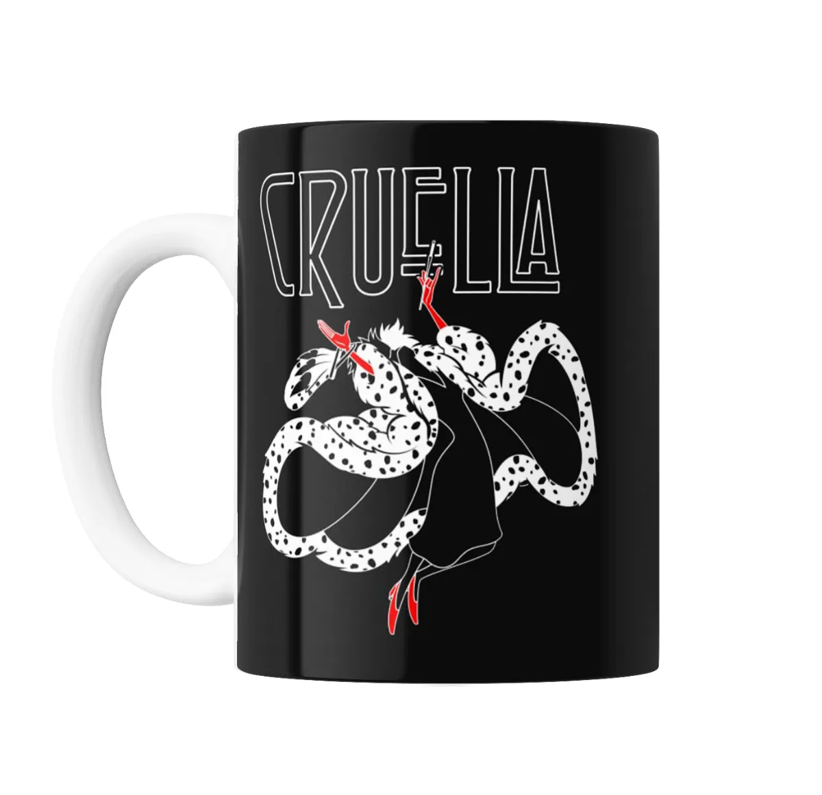 Taza de Cerámica Cruella De Vil Dálmatas - vista 2