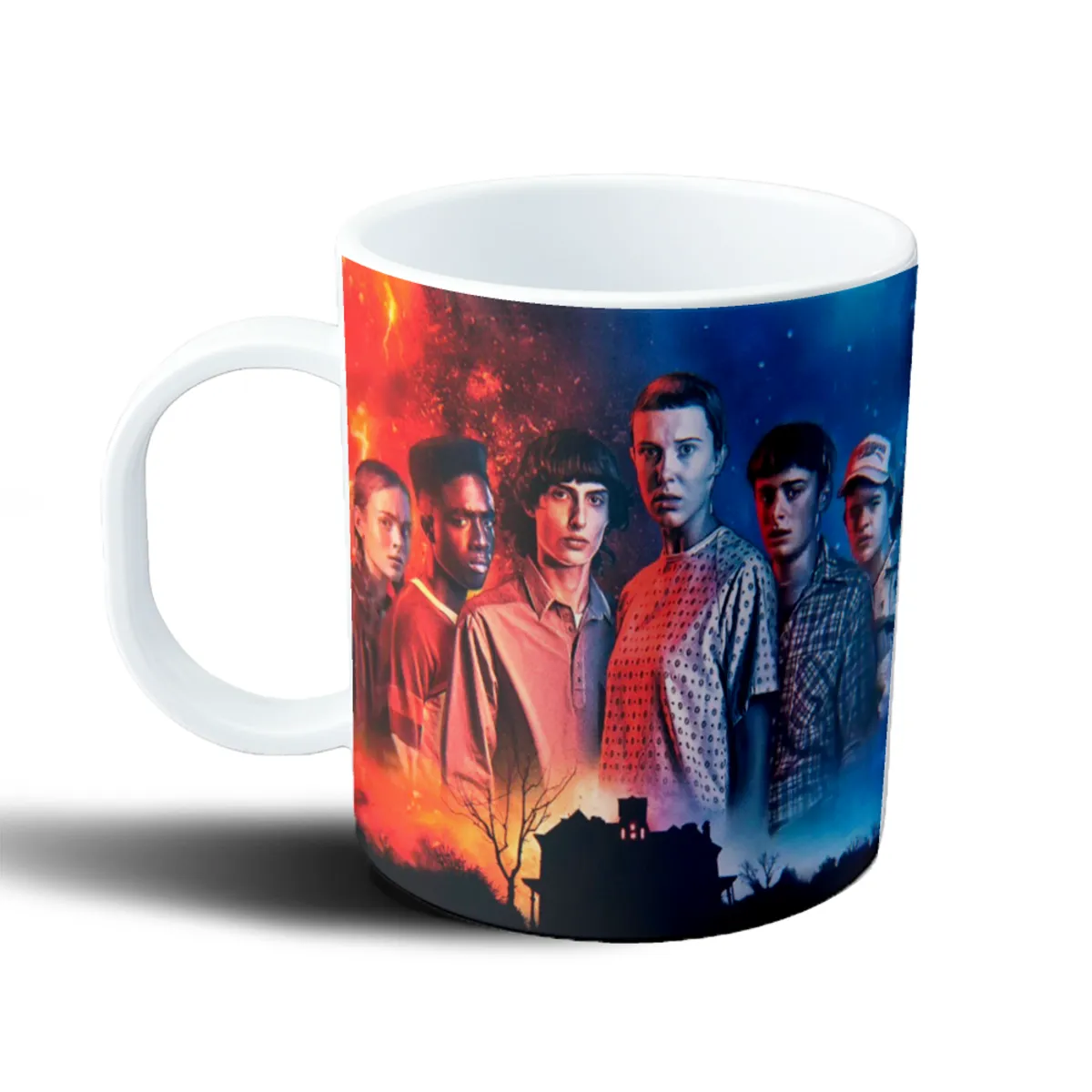 Taza de Plástico Stranger Things Elenco Temporada 2 - vista 2
