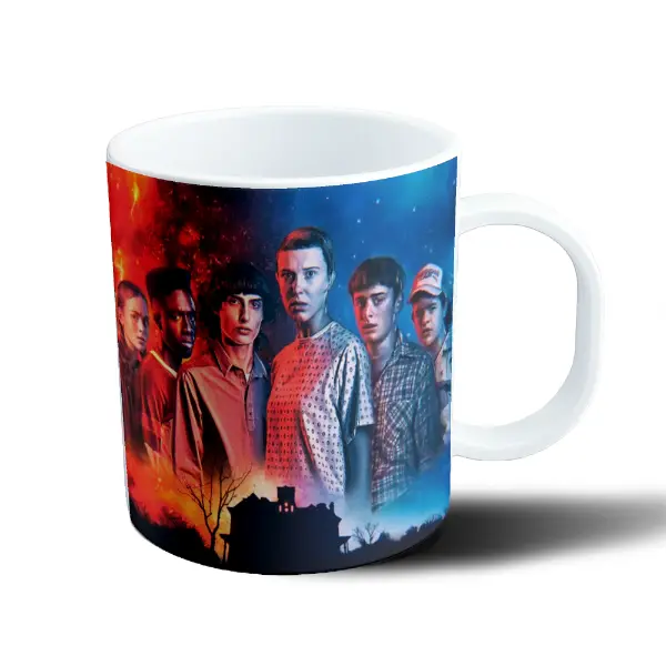 Taza de Plástico Stranger Things Elenco Temporada 2