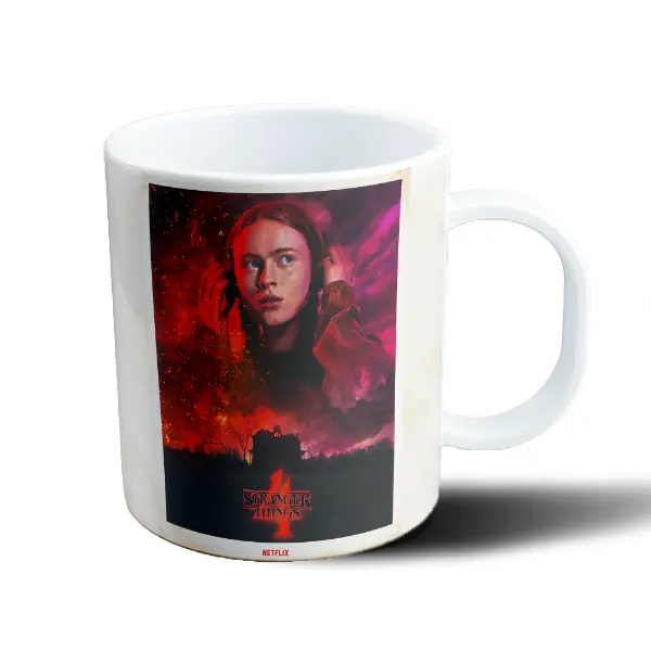 Taza de Plástico Stranger Things 4 Max Póster Netflix