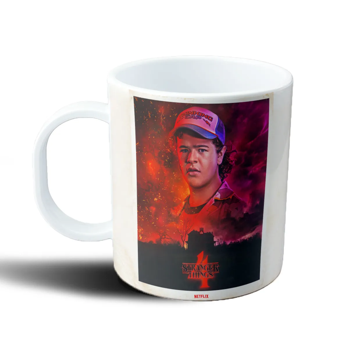 Taza de Plástico Stranger Things Dustin Temporada 4 - vista 2