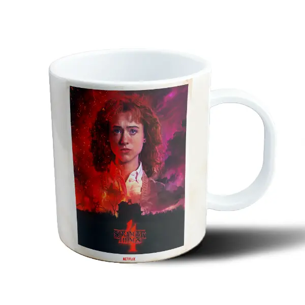 Taza de Plástico Stranger Things 4 Max Afiche Netflix