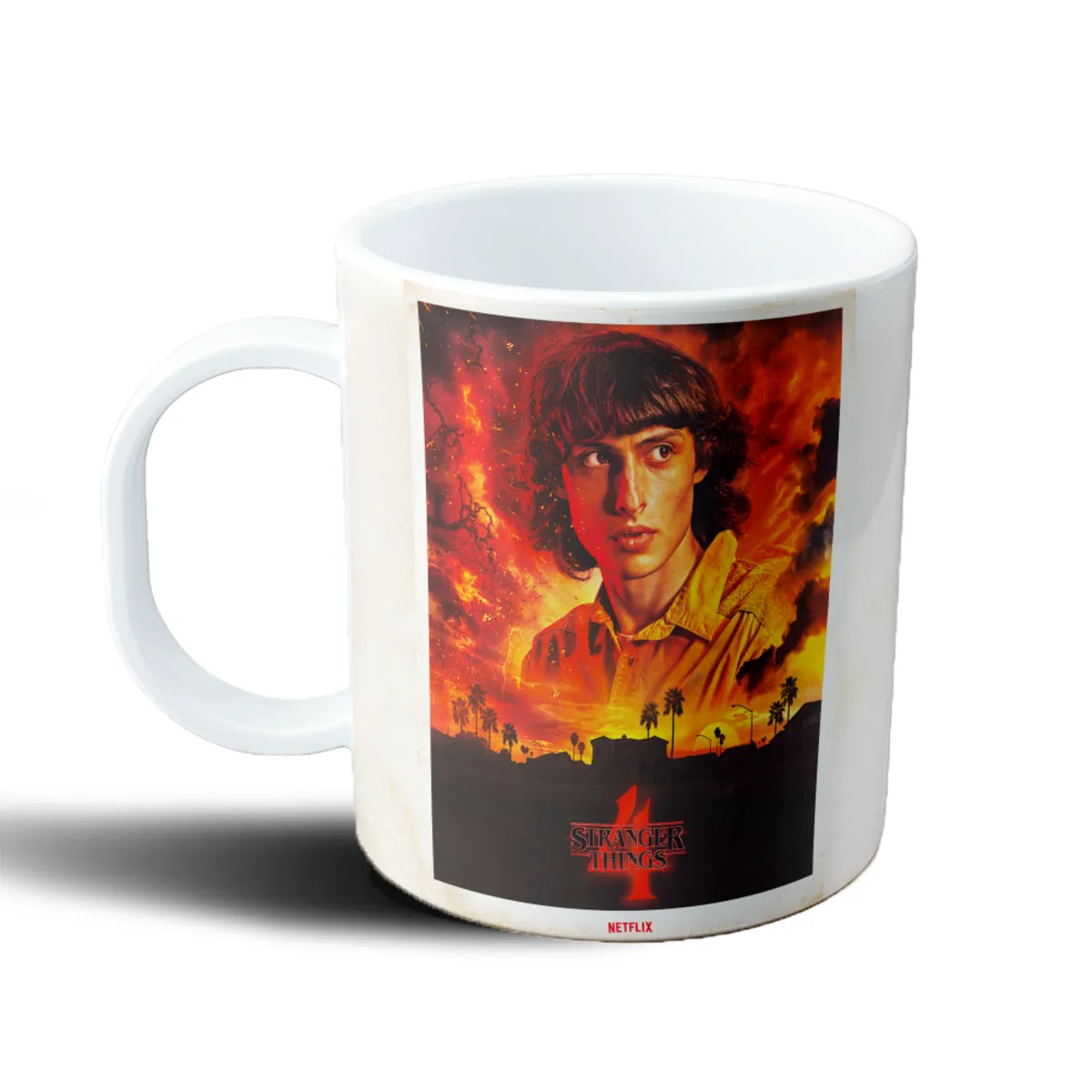 Taza de Plástico Stranger Things 4 Max Mayfield Fuego - vista 2
