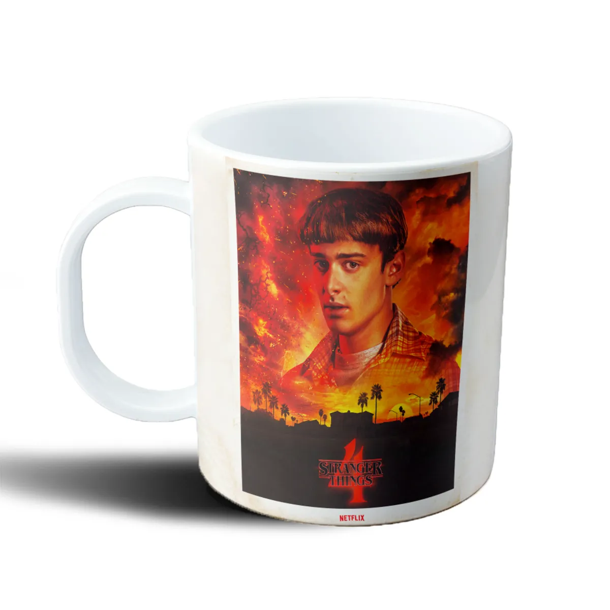 Taza de Plástico Stranger Things 4 Will Byers Fuego - vista 2