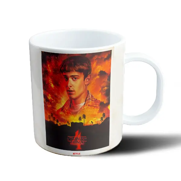 Taza de Plástico Stranger Things 4 Will Byers Fuego
