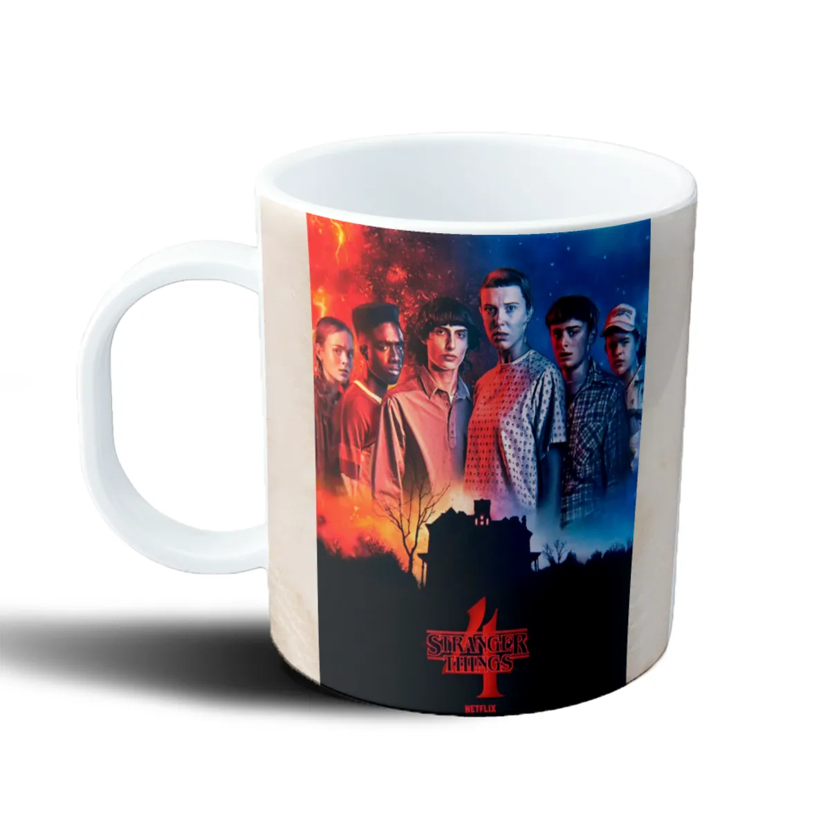Taza de Plástico Stranger Things 4 Elenco - vista 2