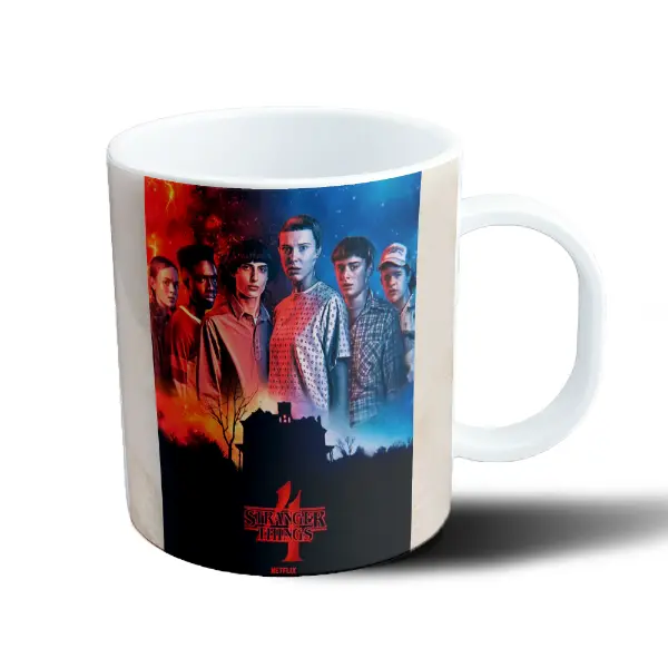 Taza de Plástico Stranger Things 4 Elenco