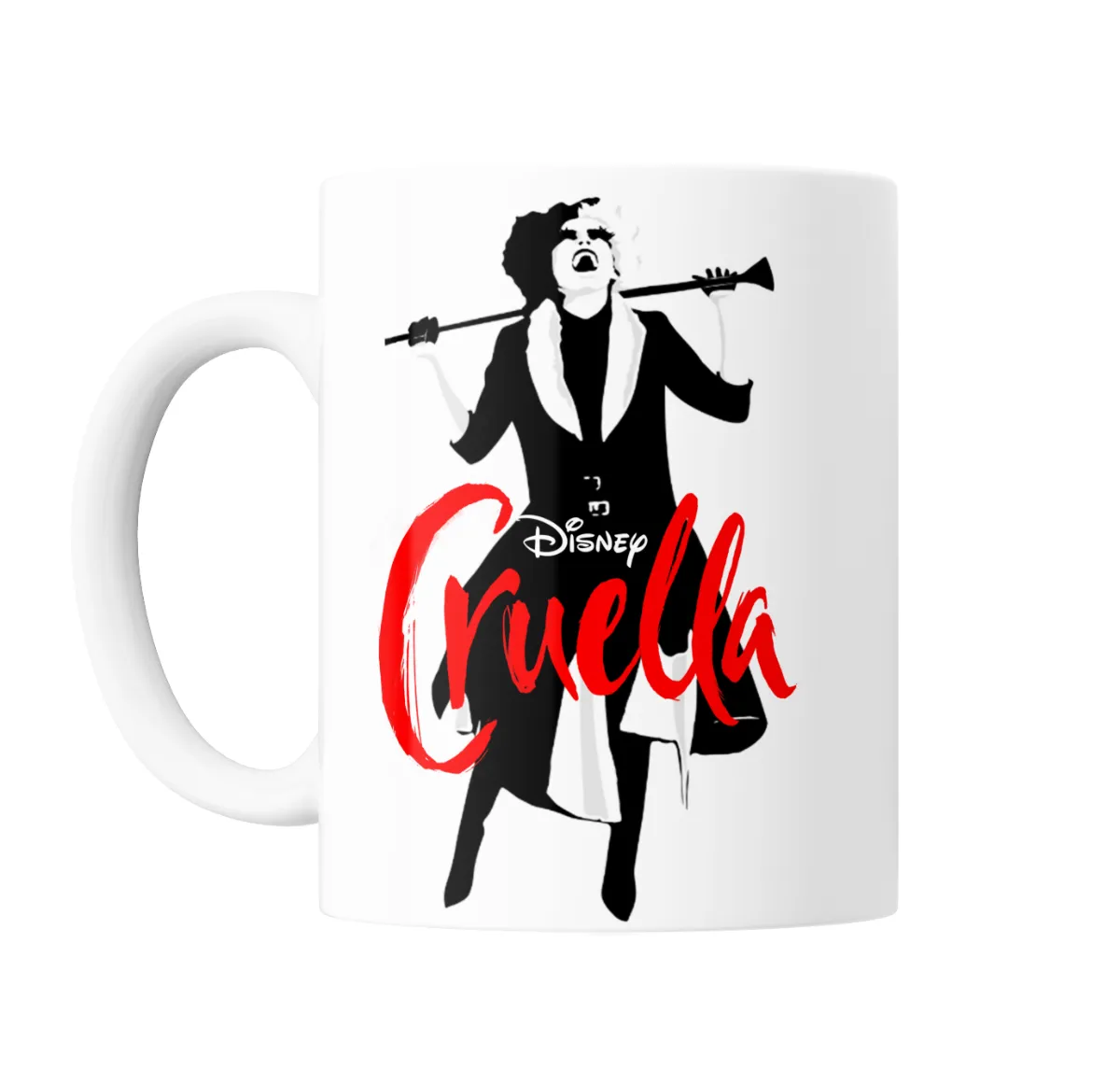 Taza de Cerámica Cruella Disney Película Silueta - vista 2