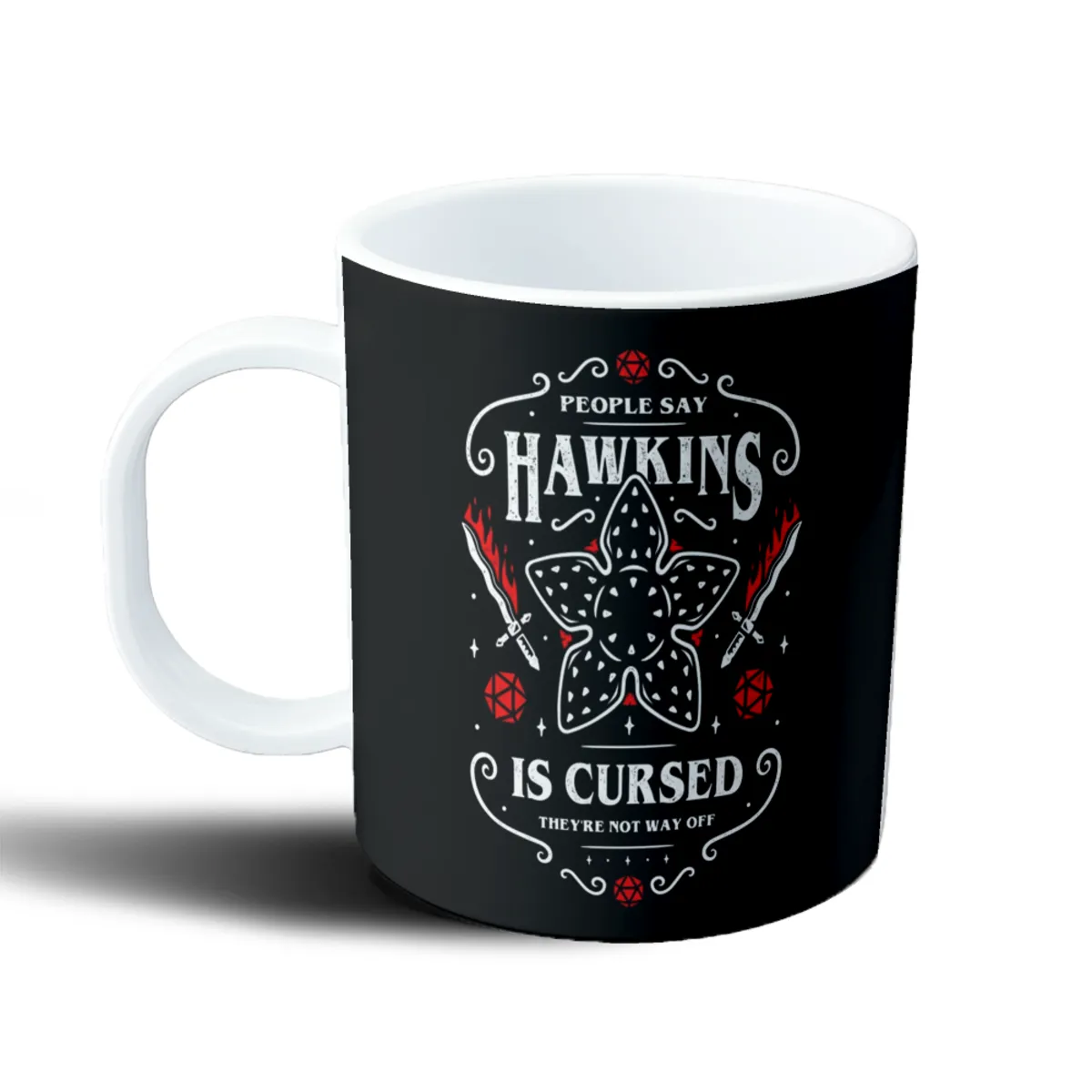 Taza de Plástico Stranger Things Demogorgon Hawkins Is Cursed - vista 2