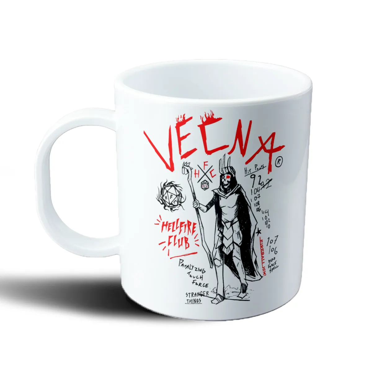 Taza de Plástico Stranger Things Vecna Hellfire Club - vista 2