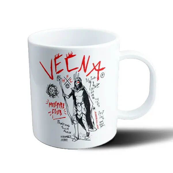 Taza de Plástico Stranger Things Vecna Hellfire Club