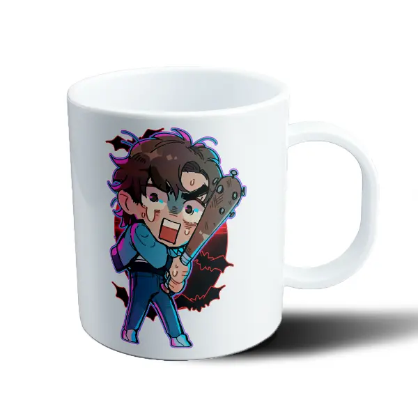 Taza de Plástico Stranger Things Steve con Bate
