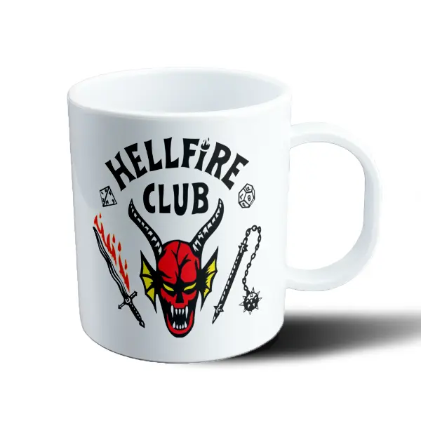 Taza de Plástico Stranger Things Hellfire Club