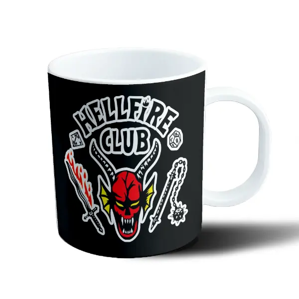Taza de Plástico Stranger Things Hellfire Club