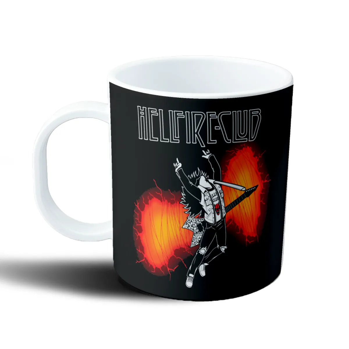 Taza de Plástico Stranger Things Hellfire Club Guitarrista - vista 2