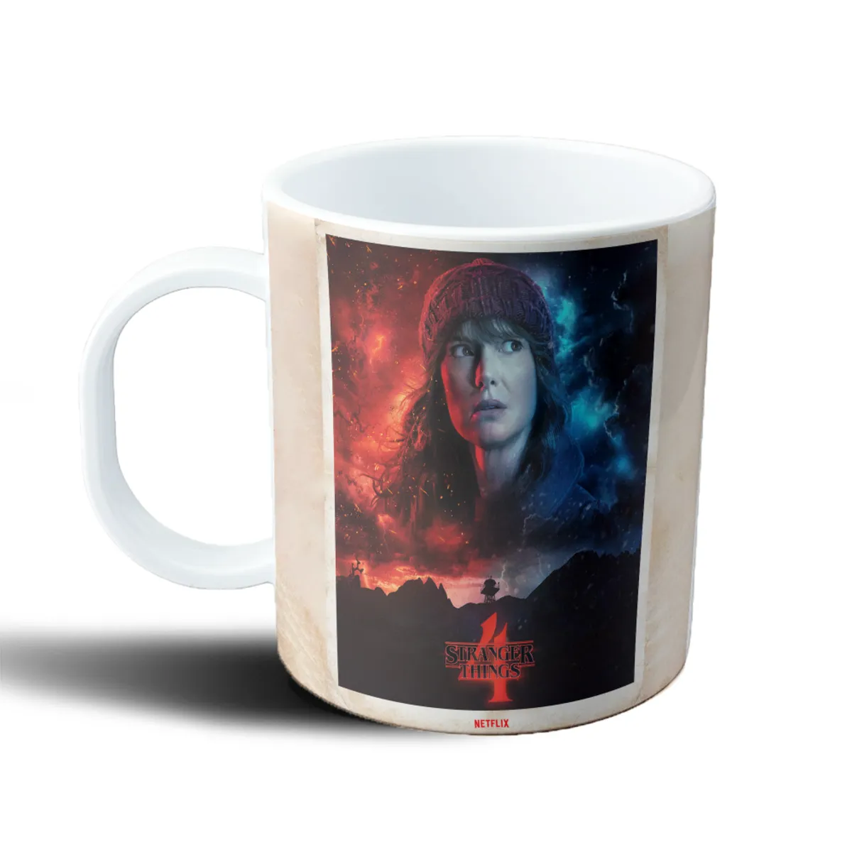 Taza de Plástico Stranger Things 4 Max Afiche Netflix - vista 2