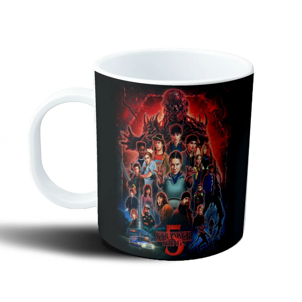 Taza de Plástico Stranger Things 5 Poster Completo - vista 2