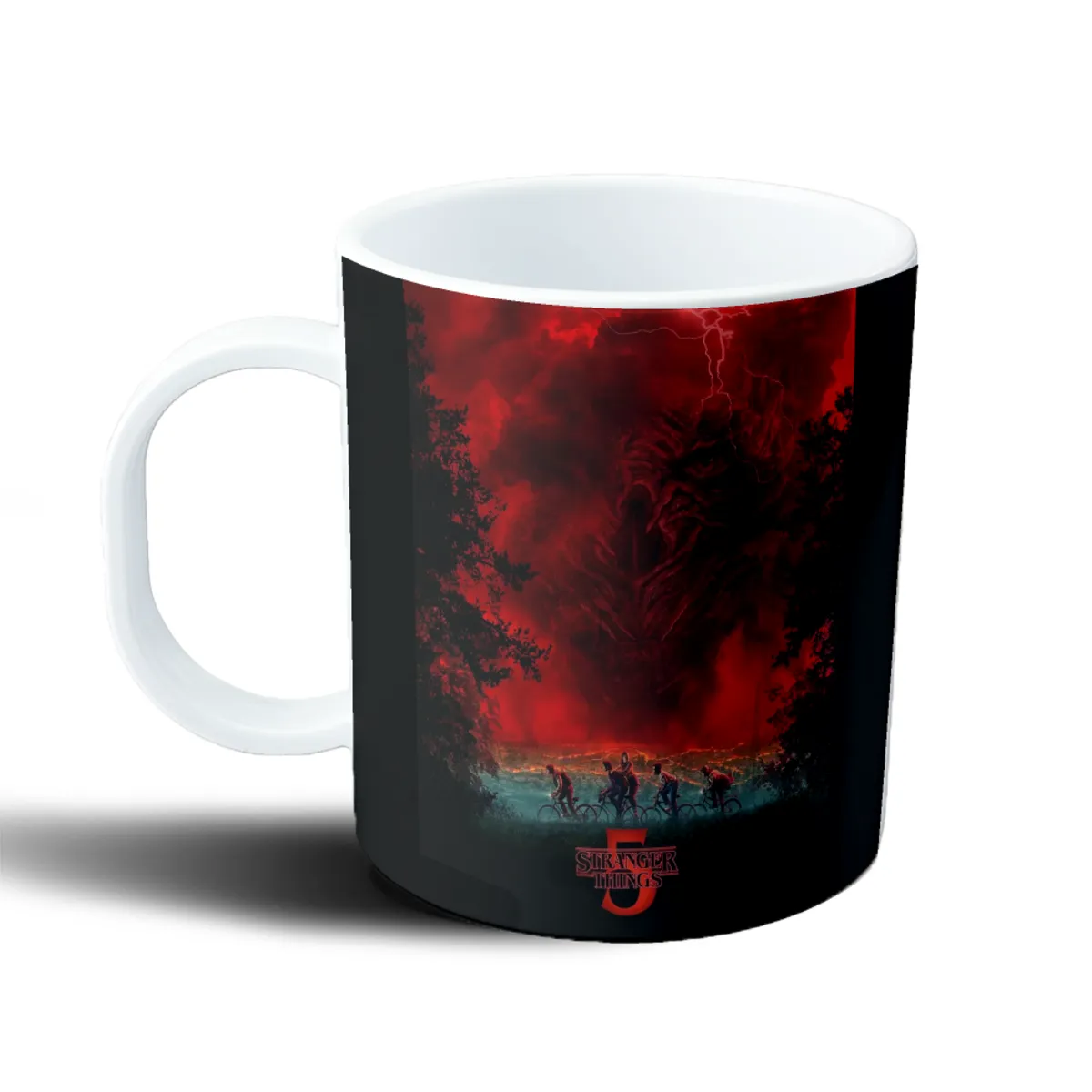 Taza de Plástico Stranger Things 5 Demogorgon Bicicletas - vista 2