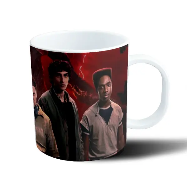 Taza de Plástico Stranger Things Temporada 5 Personajes