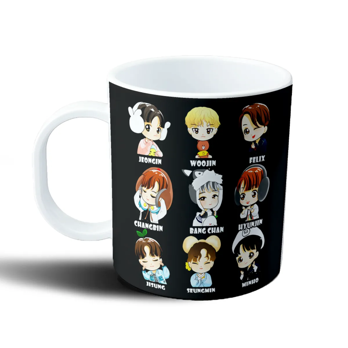 Taza de Plástico Stray Kids Chibi Miembros - vista 2
