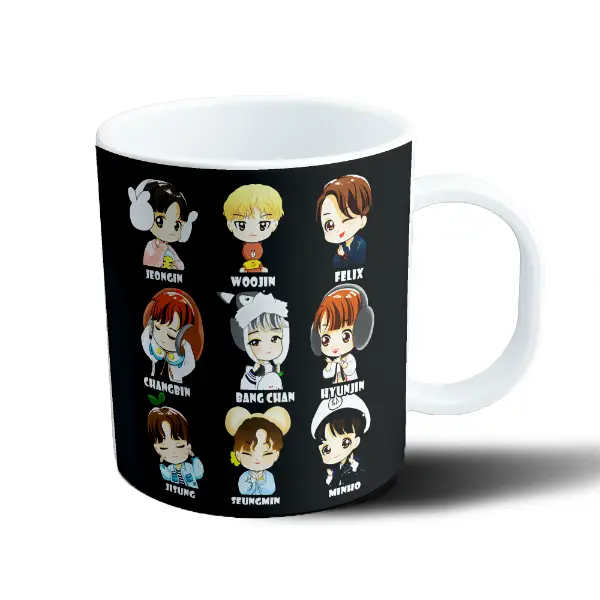 Taza de Plástico Stray Kids Chibi Miembros