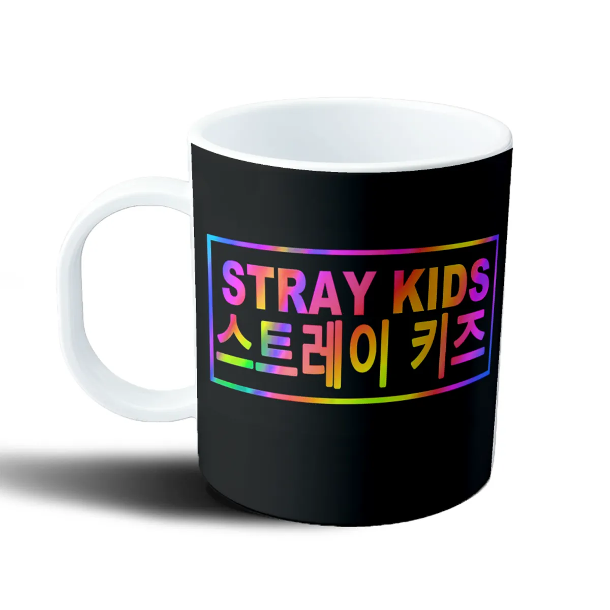 Taza de Plástico Stray Kids Logo Arcoíris - vista 2