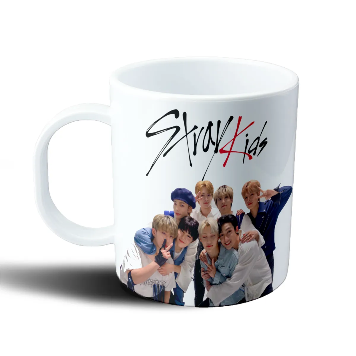 Taza de Plástico Stray Kids Grupo Foto Logo - vista 2