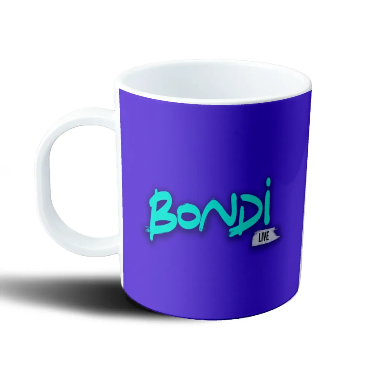 Taza de Plástico Bondi Live Logo - vista 2