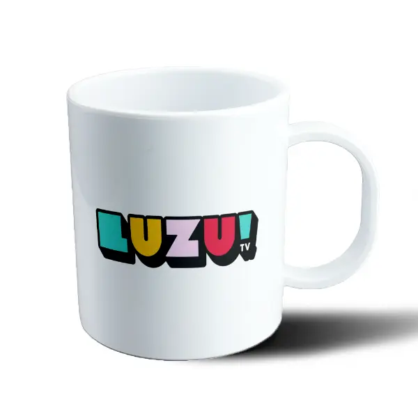 Taza de Plástico Luzu TV Logo