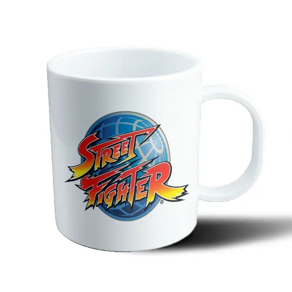 Taza de Plástico Street Fighter Logo Mundial