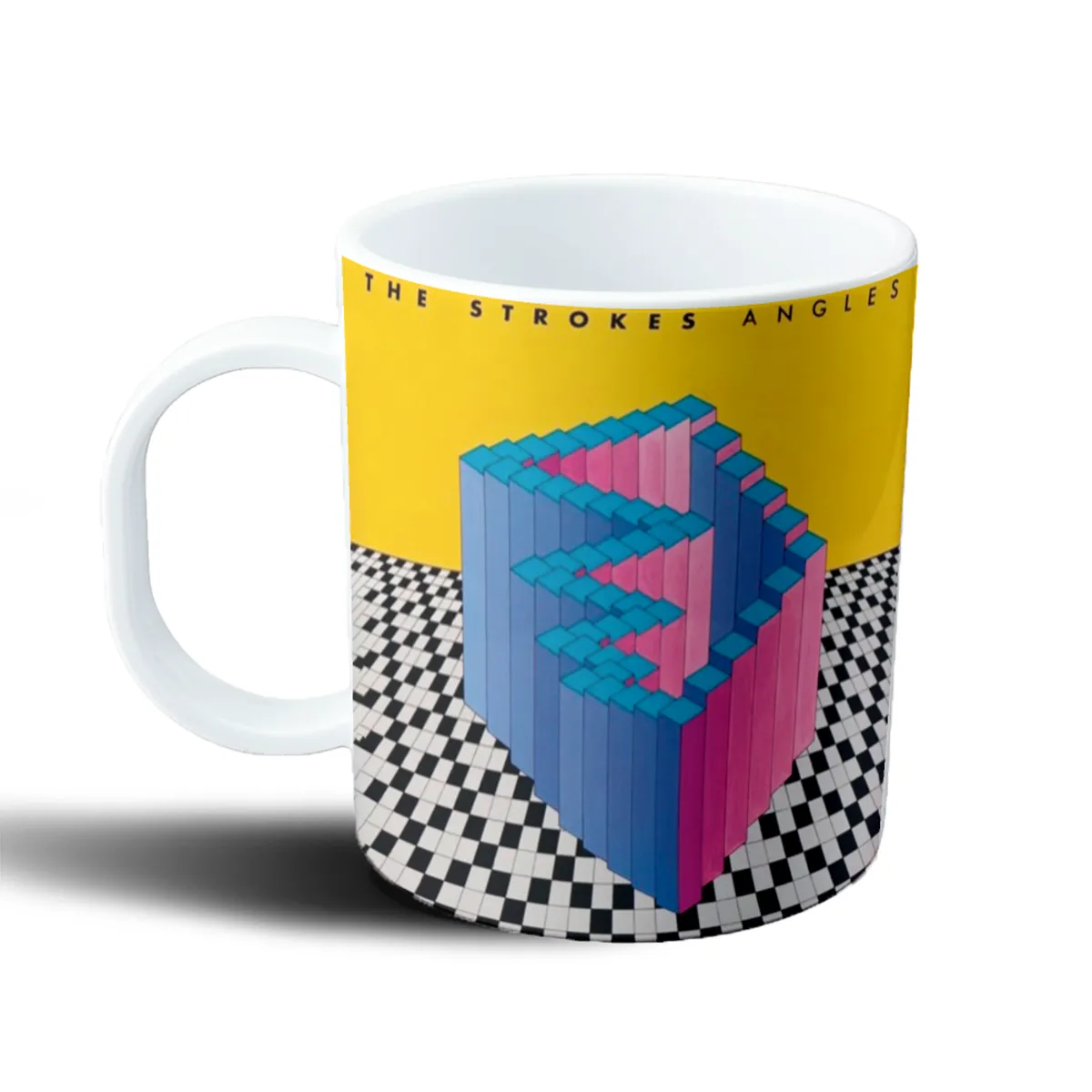 Taza de Plástico The Strokes Angles Cubo Isométrico - vista 2