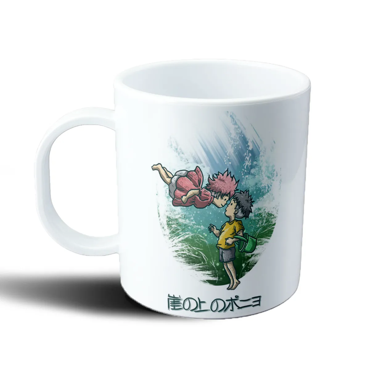 Taza de Plástico Studio Ghibli Ponyo sobre el acantilado - vista 2