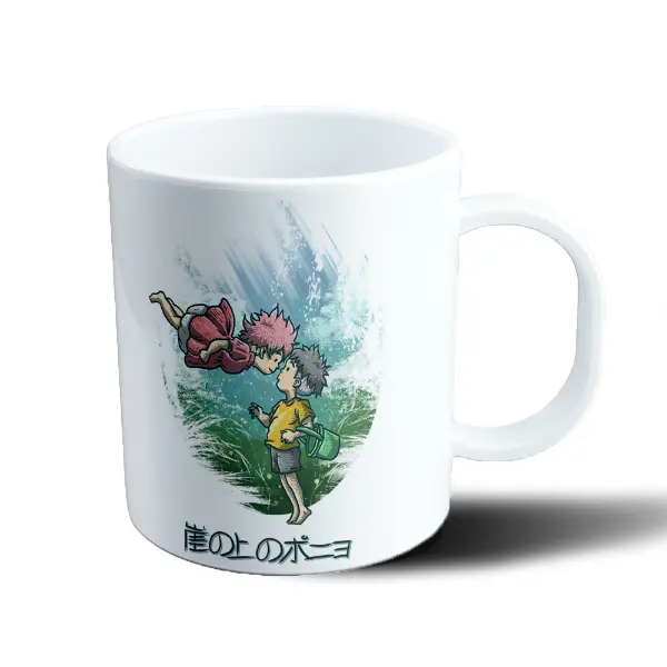 Taza de Plástico Studio Ghibli Ponyo sobre el acantilado