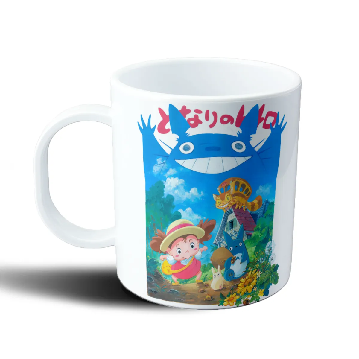 Taza de Plástico Studio Ghibli Mi Vecino Totoro Mei y Catbus - vista 2