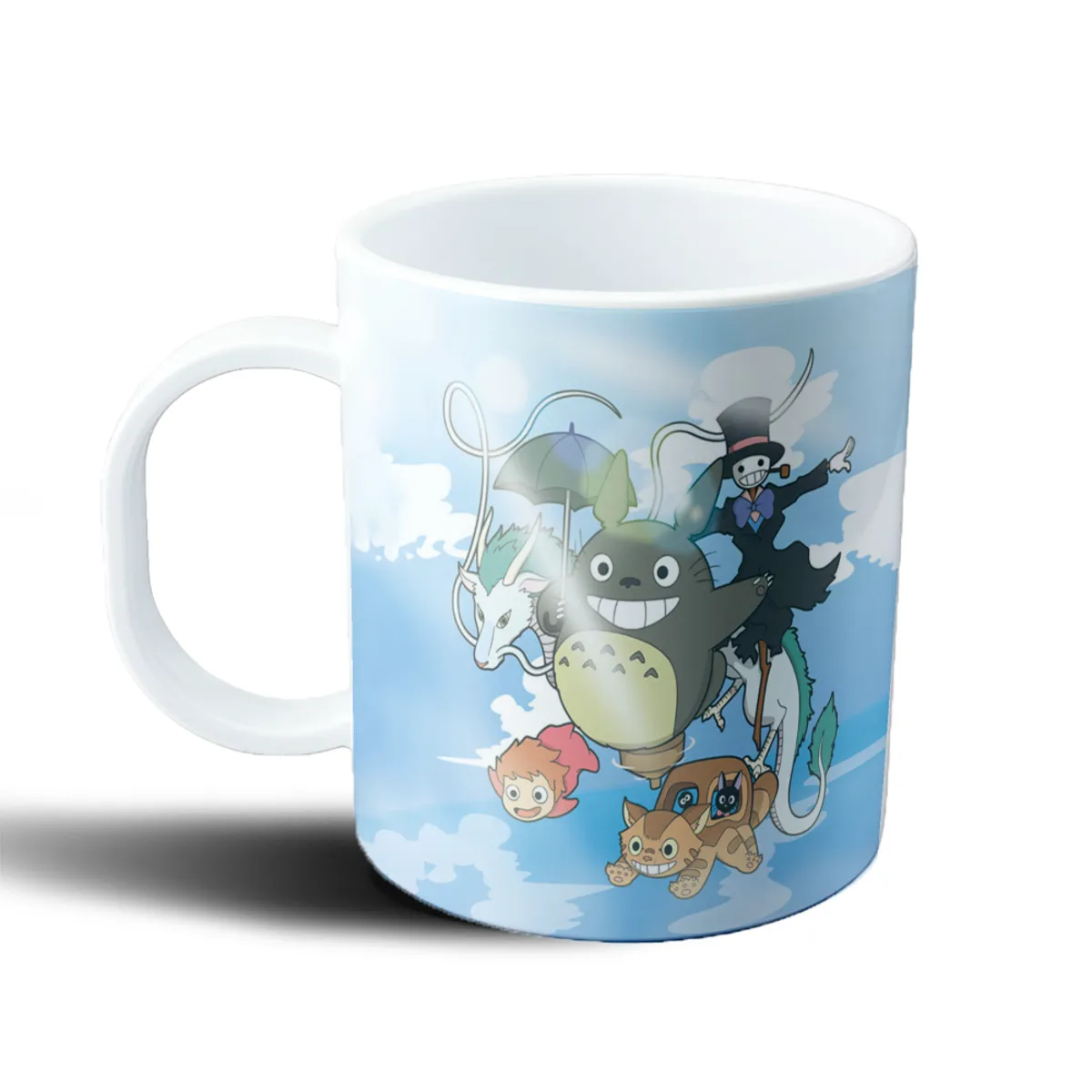 Taza de Plástico Studio Ghibli Totoro, Catbus y Ponyo - vista 2