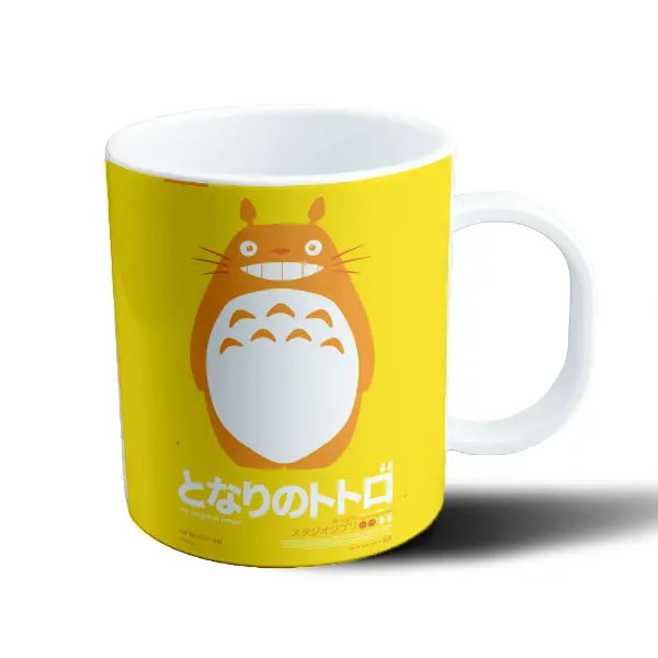 Taza de Plástico Studio Ghibli Totoro Amarillo