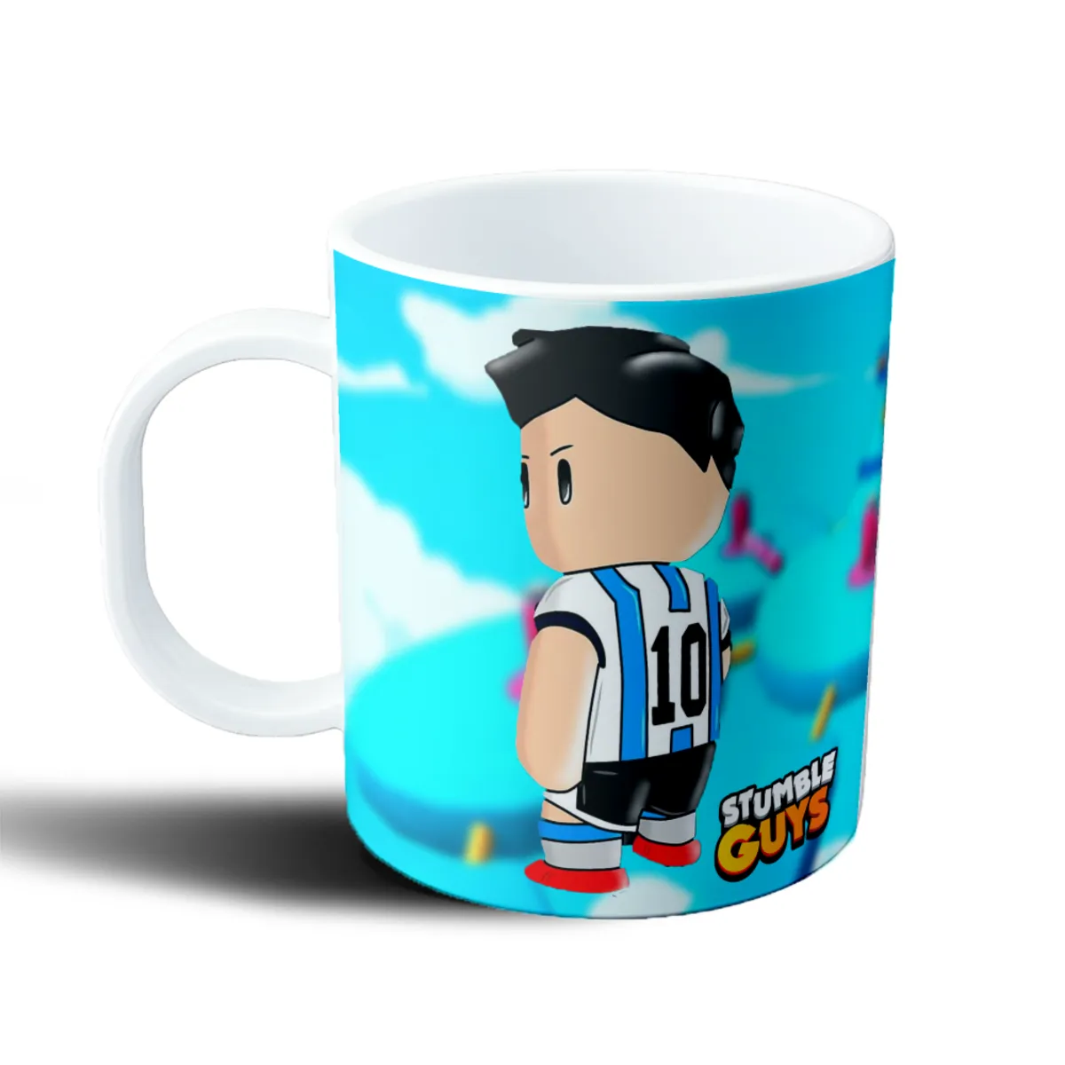 Taza de Plástico Stumble Guys Personaje Camiseta Argentina 10 - vista 2