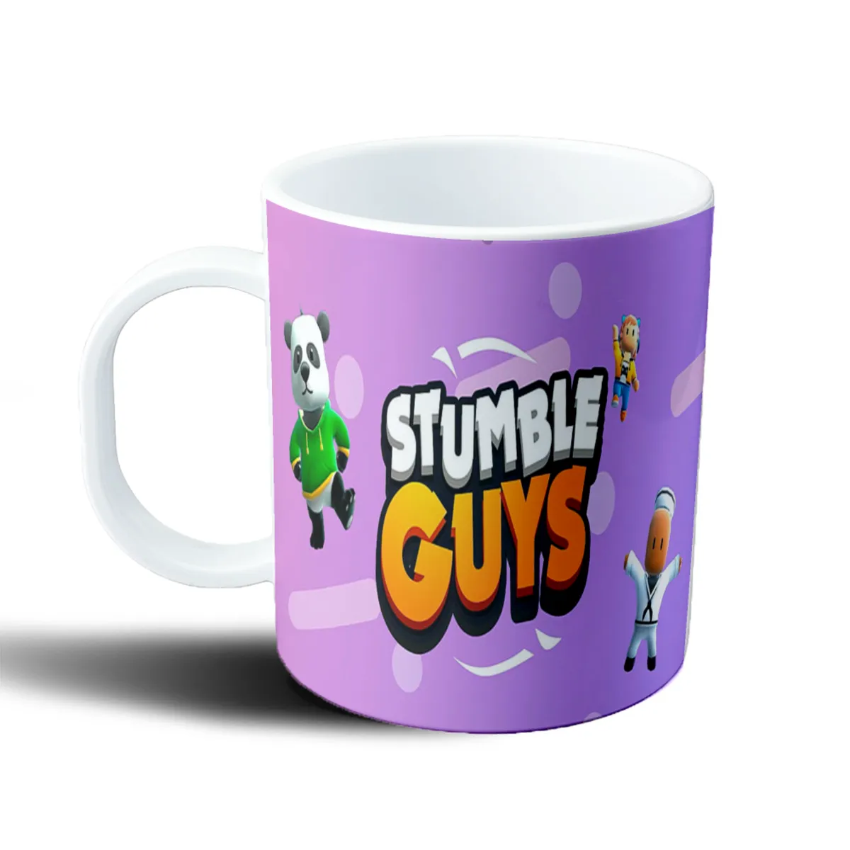 Taza de Plástico Stumble Guys Personajes Morado - vista 2