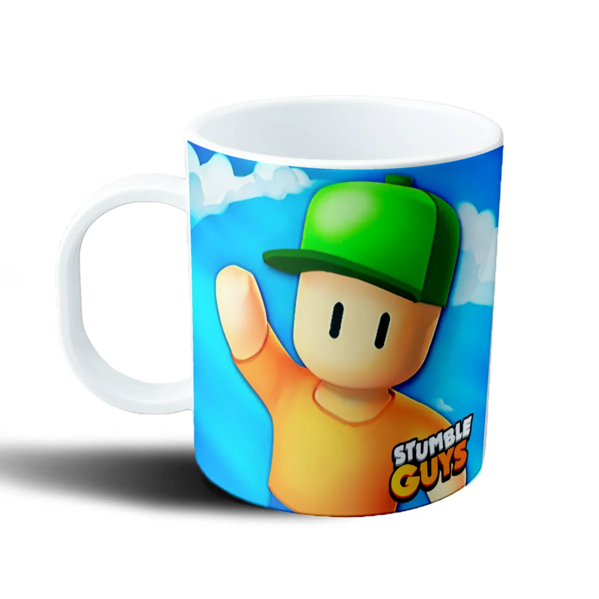 Taza de Plástico Stumble Guys Personaje con Gorra Verde - vista 2