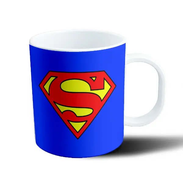 Taza de Plástico Superman Escudo Clásico