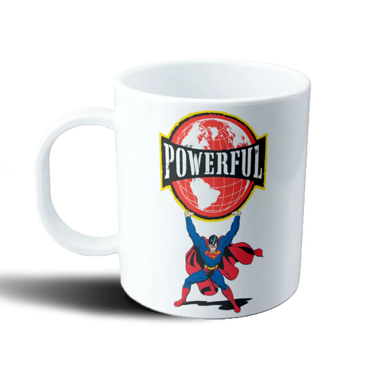 Taza de Plástico Superman Powerful Globo - vista 2