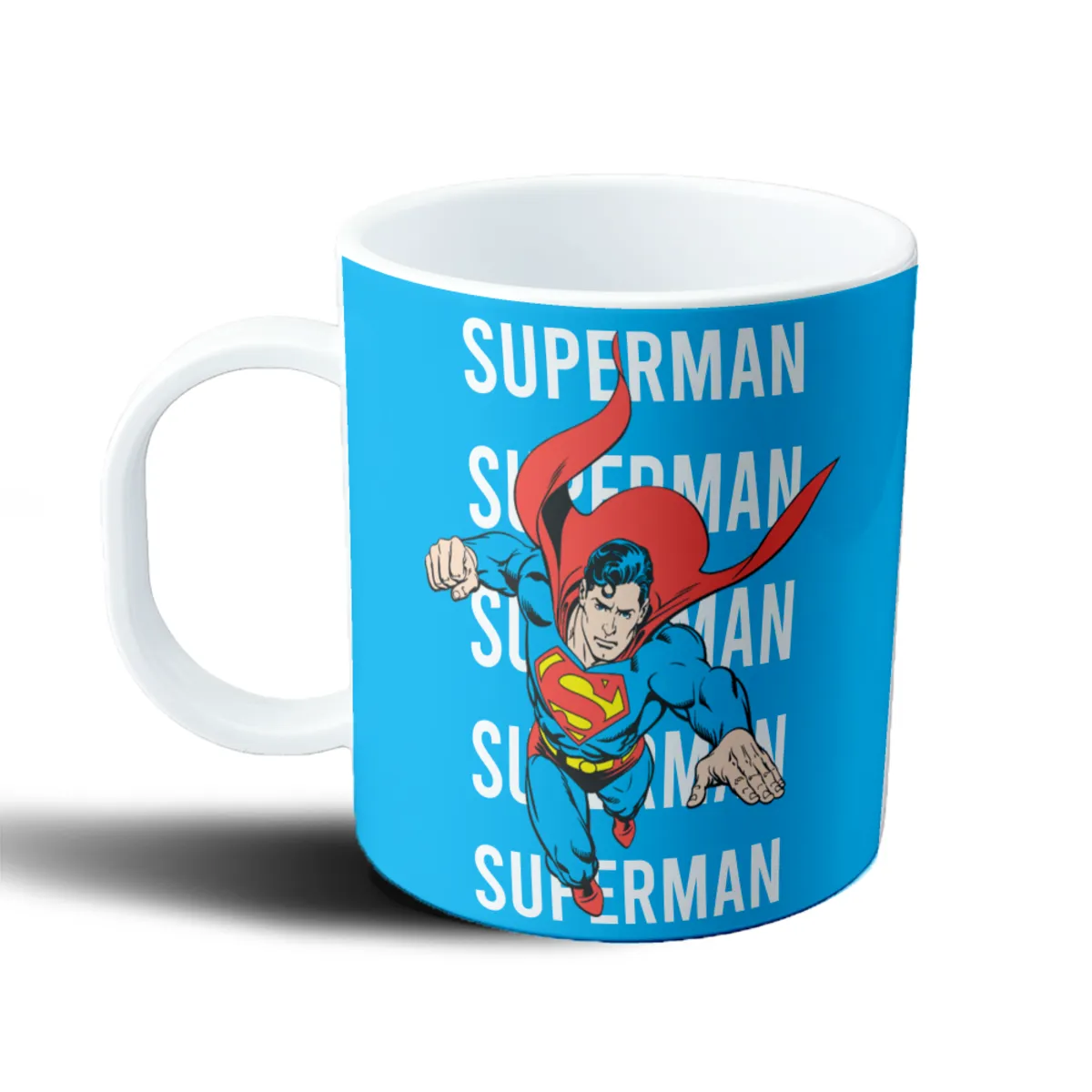 Taza de Plástico Superman Volando Repetido - vista 2