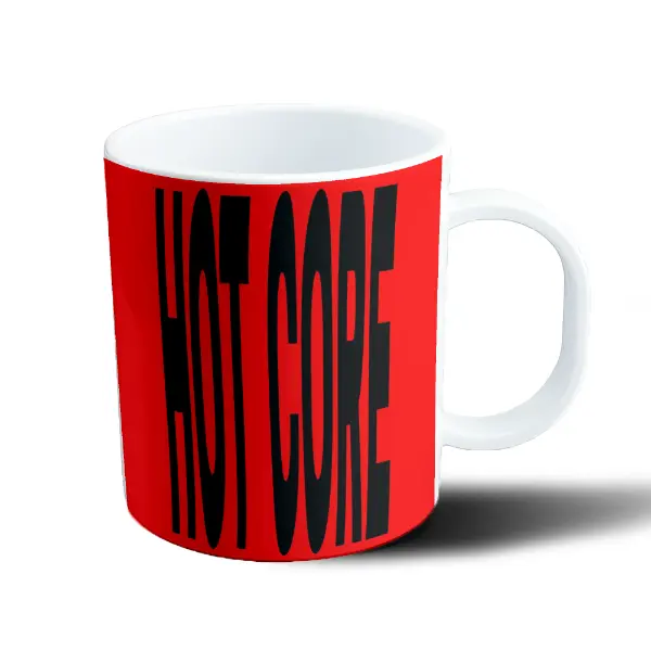 Taza de Plástico Taichu Hot Core Roja