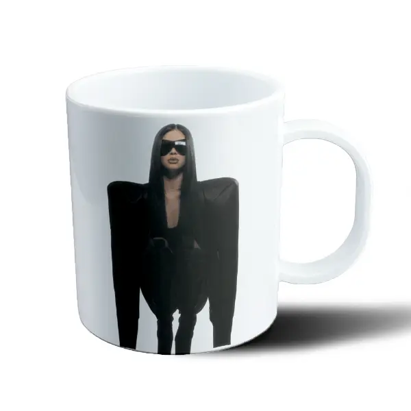 Taza de Plástico Taichu Mujer con Lentes y Hombreras