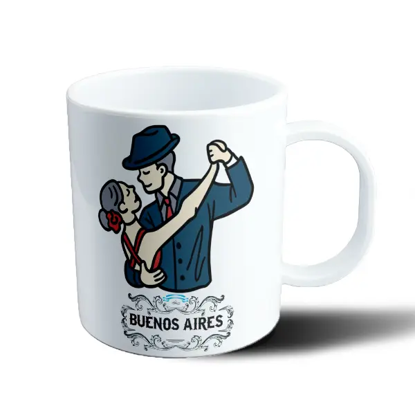 Taza de Plástico Tango Buenos Aires
