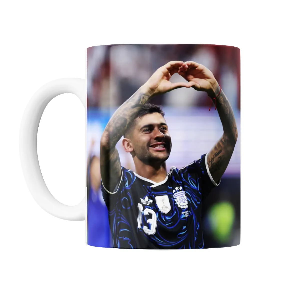 Taza de Cerámica Cuti Romero Corazón con las manos - vista 2